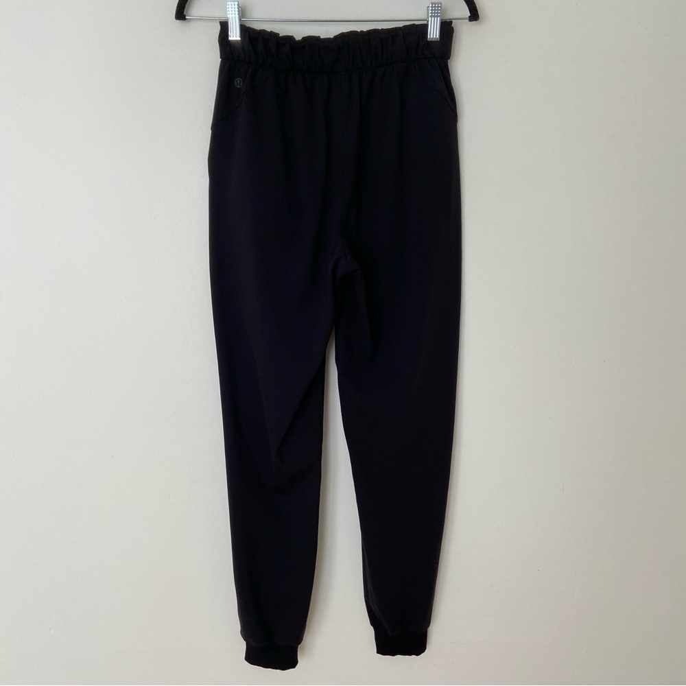 Lululemon Stretch High Rise Jogger size 4 Black Full length - Picture 9 of 10
